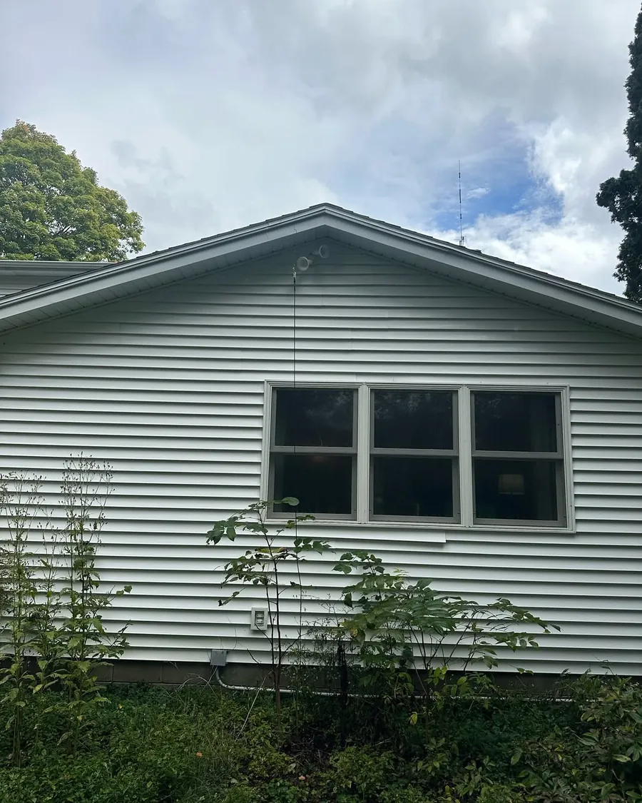 Clean home siding after professional exterior cleaning in Okemos, MI